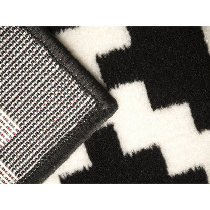 Gloria Area Rug – Black/Cream