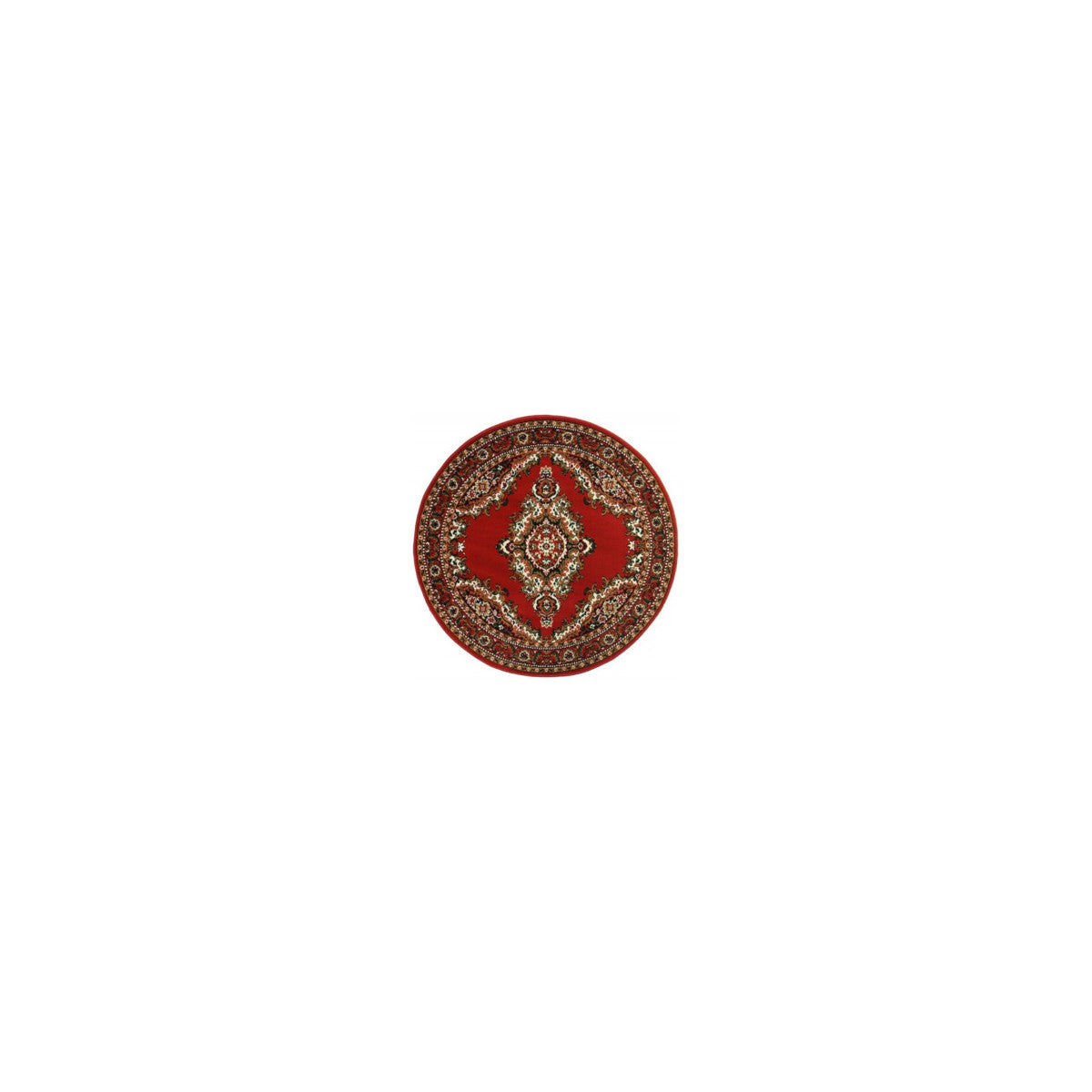 Teheran Area Rug T-102 – Red (Round)