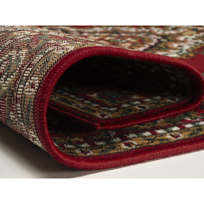 Teheran Area Rug T-102 – Red (Round)